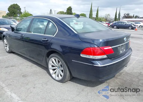 2007 BMW 750Li z USA, uszkodzony, nr VIN WBAHN83597DT67330